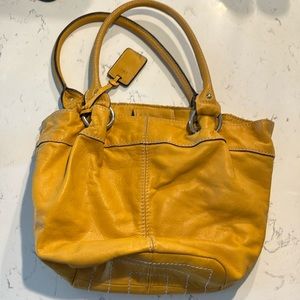Tignanello Yellow Pocketbook/Shoulder bag